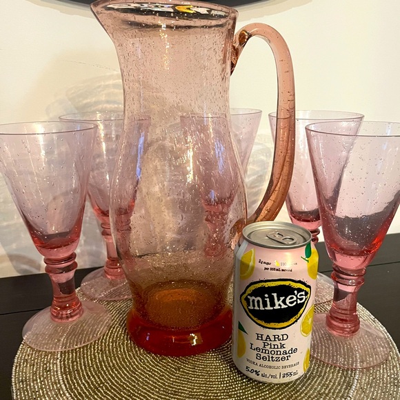 Princess house stemmed drink glasses and picture - Picture 4 of 4